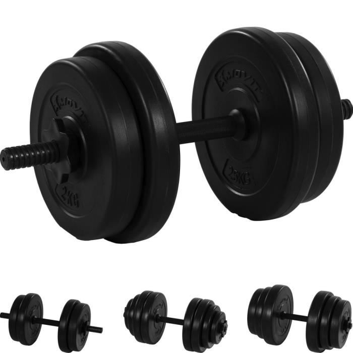 MOVIT 1 x Haltère court de 10 kg