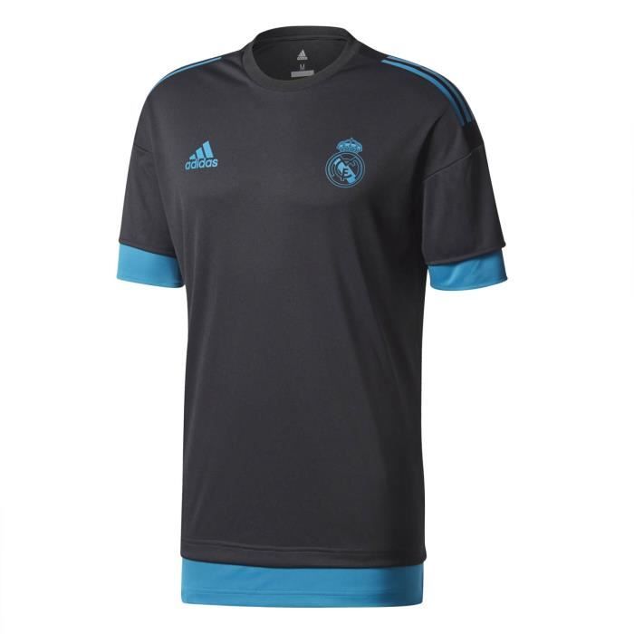 Adidas Performance Maillot De Football Rel Madrid Eu Training 2017-18 Noir Maillot Club Homme Football