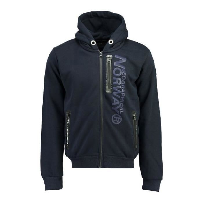 Sweat à capuche Marine Garçon Geographical Norway Fascarade