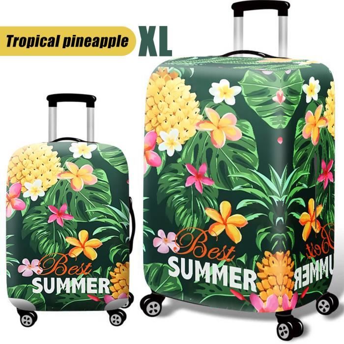 Élastique Voyage Bagage Valise Housse Protection Ananas tropical 29" -32" XL