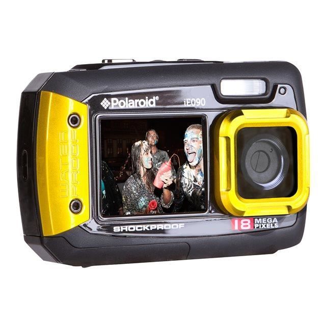 POLAROID IE090 jaune étanche - CMOS 18 Mpix Appareil photo numérique Compact