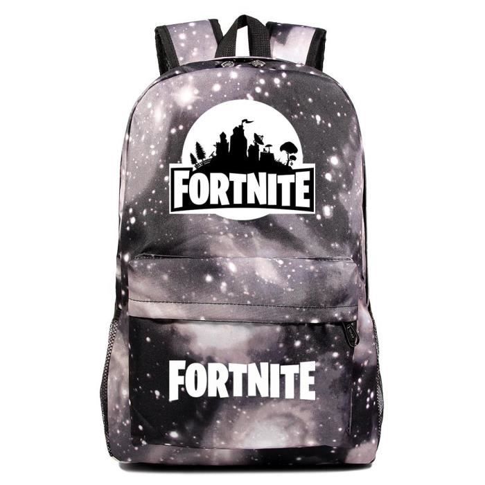 MOBIGARLAN Sac à Dos - Sac d'École dos Scolaire Fortnite imprimé étudiant Backpack pour enfant adolescent modèle 48