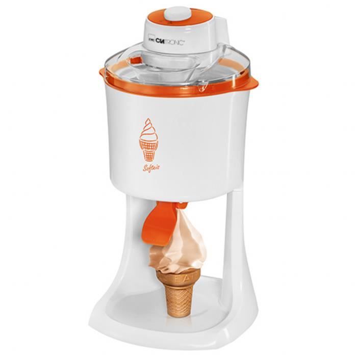Avec la machine à glace à l'italienne de 18W ICM 3594 de Clatronic, vous pouvez prendre un dessert glacé au milieu de l'hiver !