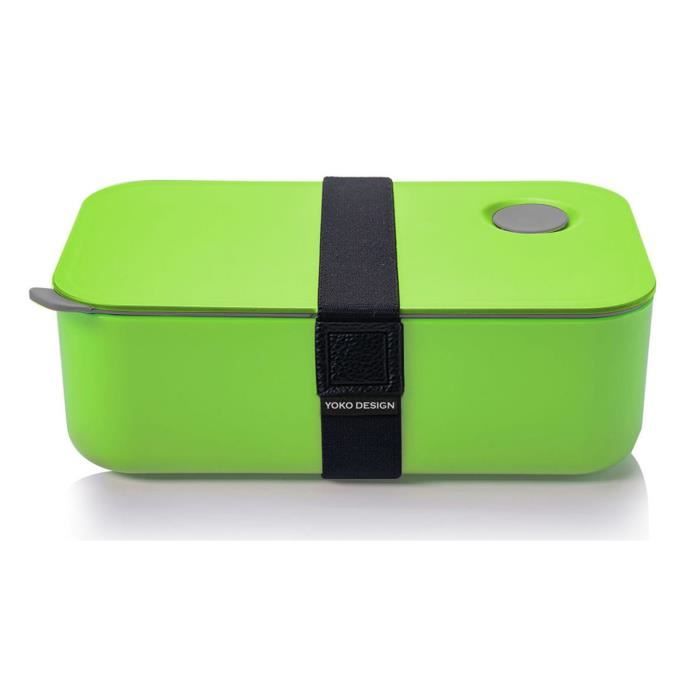 YOKO DESIGN Lunch Box avec séparation réglable et amovible 1 L vert