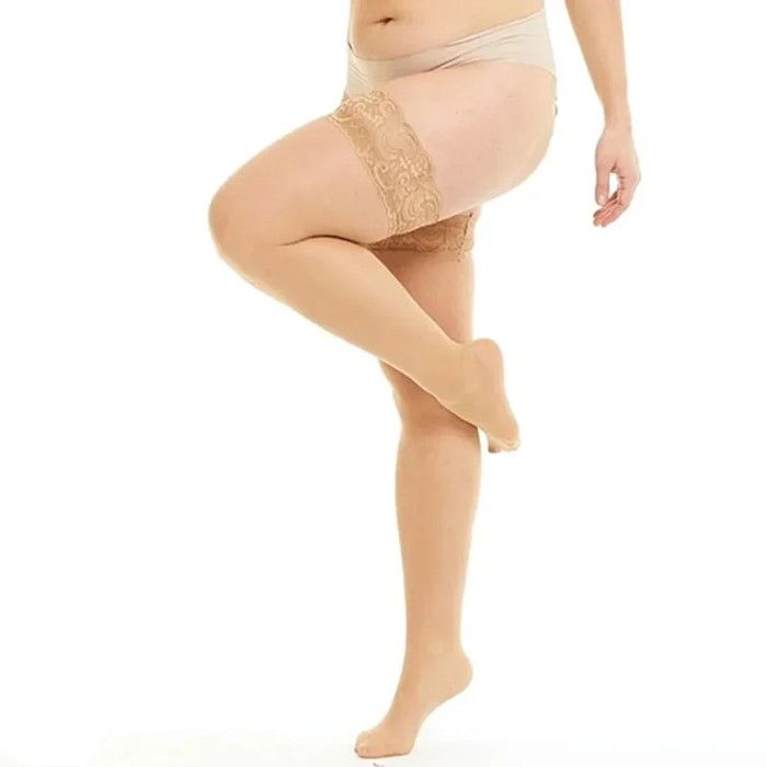 Paire De Collants Résille Noirs Gothique OSFM - Taille 4XL, Neuf Avec étiquettes