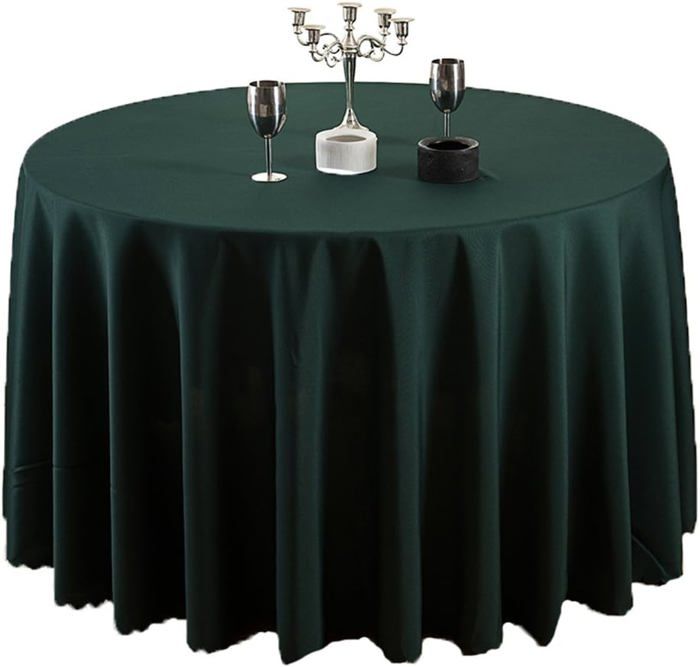 Nappe De Table Nappe Ronde Maison Restaurant Mariage Cérémonie Infroissable Anti Tache