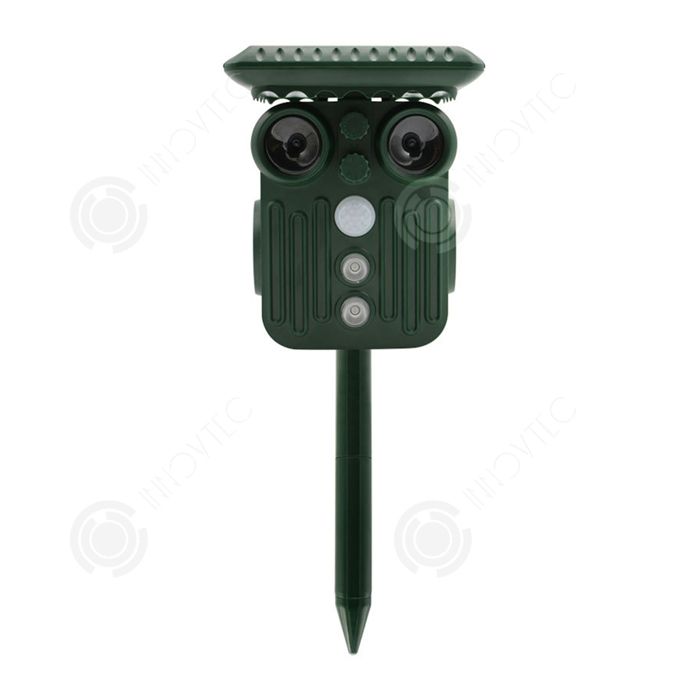 Comparer les prix de INN Repulsif taupe 1000mah IPX67 5 niveaux réglable détection infrarouge flash nuit entraînement par vibration répulsif chat