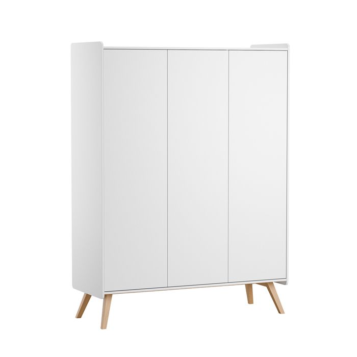 Armoire 3 portes Vox - Vintage - 148 9 x 5 x 200cm - Blanc Armoire 3 portes Vox - Vintage - 148 9 x 5 x 200cm - Blanc