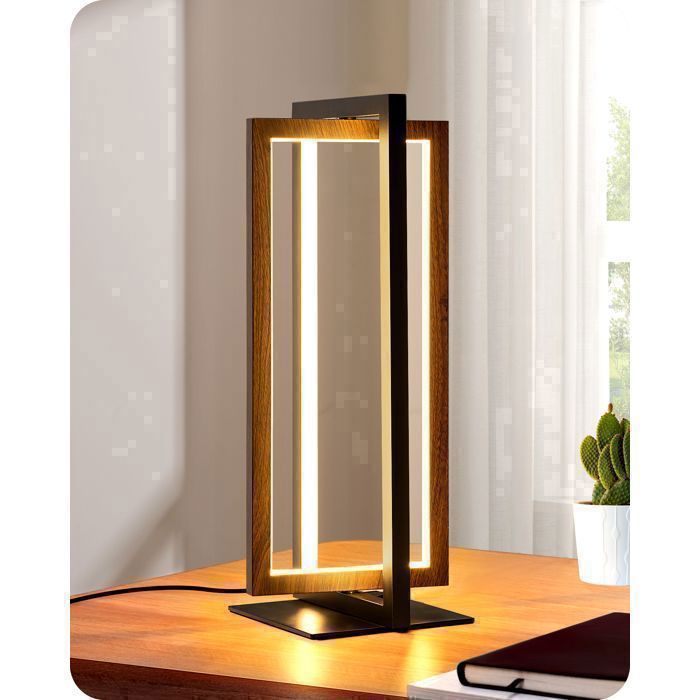 EDISHINE Lampe de Table LED en Métal 3 Températures de Couleur Lampe de Chevet Dimmable en Continu pour Chambre Salon Bureau