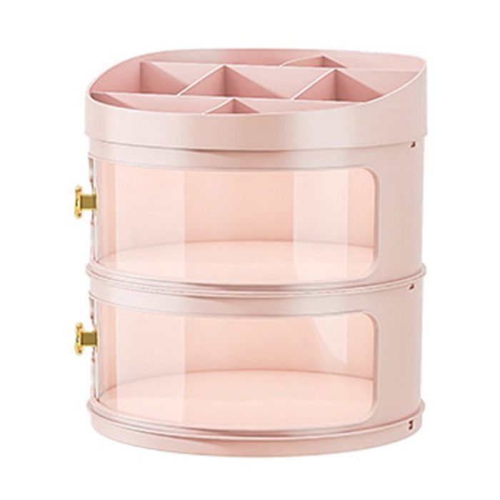 Boîte De Rangement Transparente Avec Couvercle Pour Coton Démaquillant - 15,4x7,5x8,5 Cm - Anti-poussière - Pour Salle De Bain Ou Voyage
