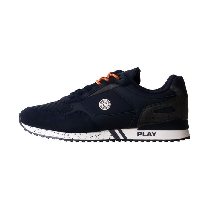 Basket Cuir Serge Blanco Chamonix - Navy Sombre Basket Cuir Serge Blanco Chamonix - Navy Sombre
