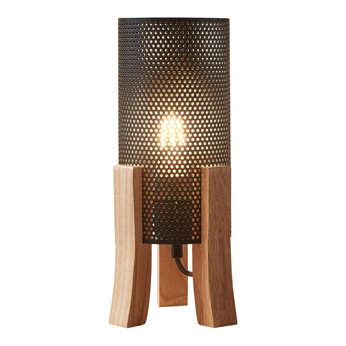 Lampe de table Joelleldsvin E27 30 x 14 x 14 cm noir