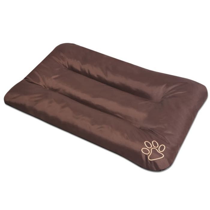 Automne/hiverMatelas pour chiens Taille L Marron - HAuteur:8cm - Grande Taille &FR_286402