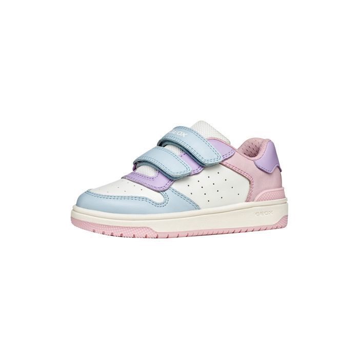 Geox Basket à Scratch Junior Geox Washiba - Cristal - Lilac Clair