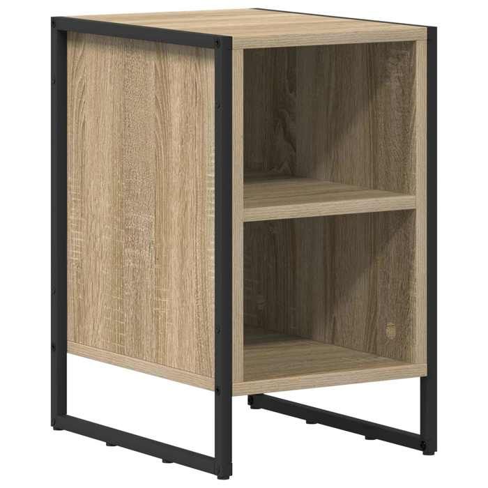 Tables de lit Moderne CHIC 2 pcs Armoires de chevet - Pour chambre - Sonoma 39.5x30x50 cm CC2191