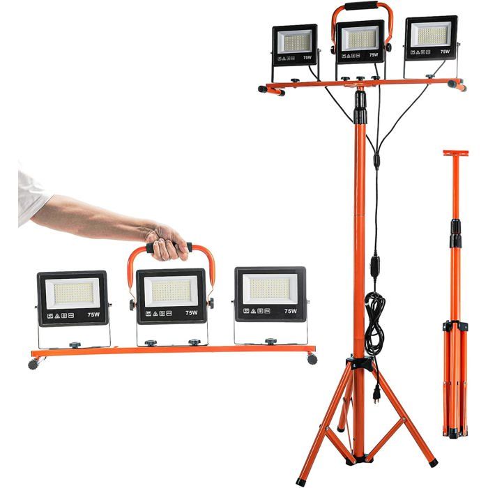 Projecteur De Chantier Led Avec Trépied[CA71]