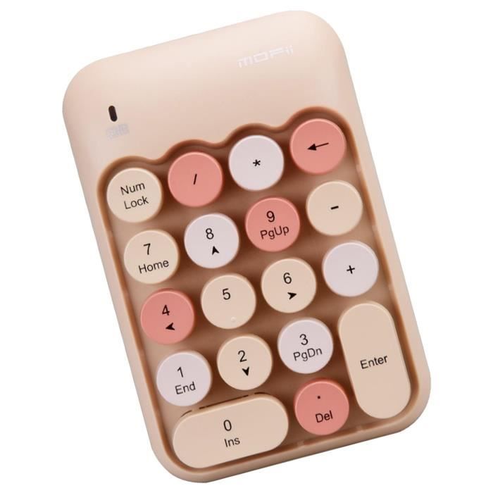 Pavé Numérique sans FilPavé Numérique à 18 Touches avec Mini Récepteur Pavé Numérique sans FilPavé Numérique à 18 Touches avec Mini Récepteur