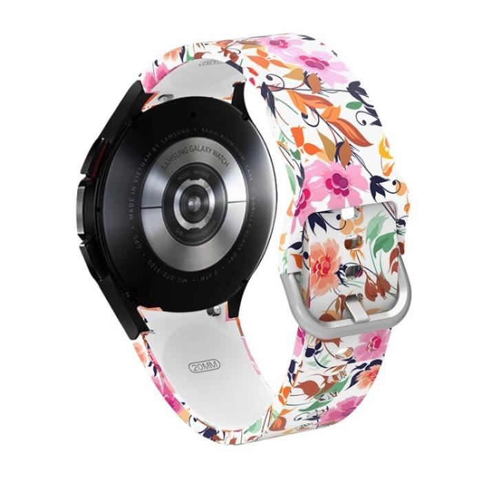 Silicone Bracelet Pour Montre Connect e Pour Samsung Galaxy Watch4