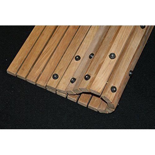 Asinox Tek4h7100 Caillebotis De Douche Bois Marron 86 X 56 X 2 5