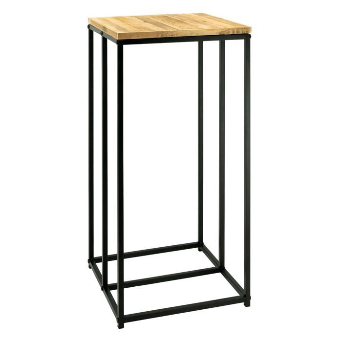 sellette porte buches en bois et metal cdiscount maison