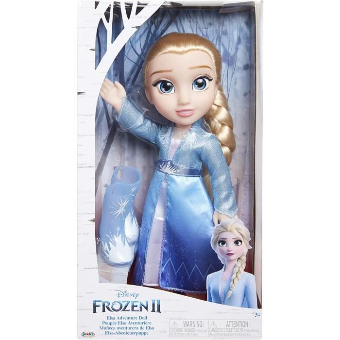 LA REINE DES NEIGES 2 - POUPEE ELSA AVENTURE 38 CM