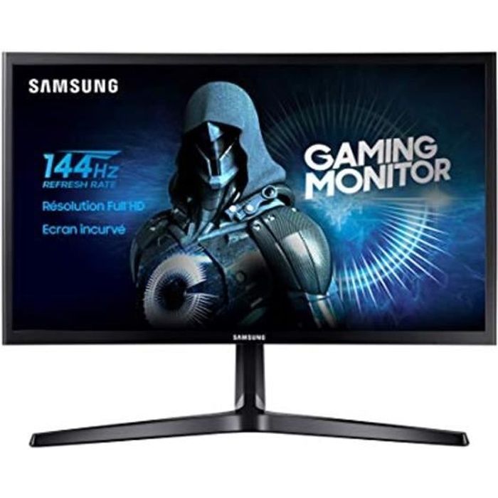 Vente Ecran PC Samsung C24RG50, Ecran PC Gaming incurvé, Dalle VA 24 ", Résolution FHD (1920 x 1080), 144 Hz, 4ms, AMD Freesync, Noir pas cher Vente Ecran PC Samsung C24RG50, Ecran PC Gaming incurvé, Dalle VA 24 ", Résolution FHD (1920 x 1080), 144 Hz, 4ms, AMD Freesync, Noir pas cher