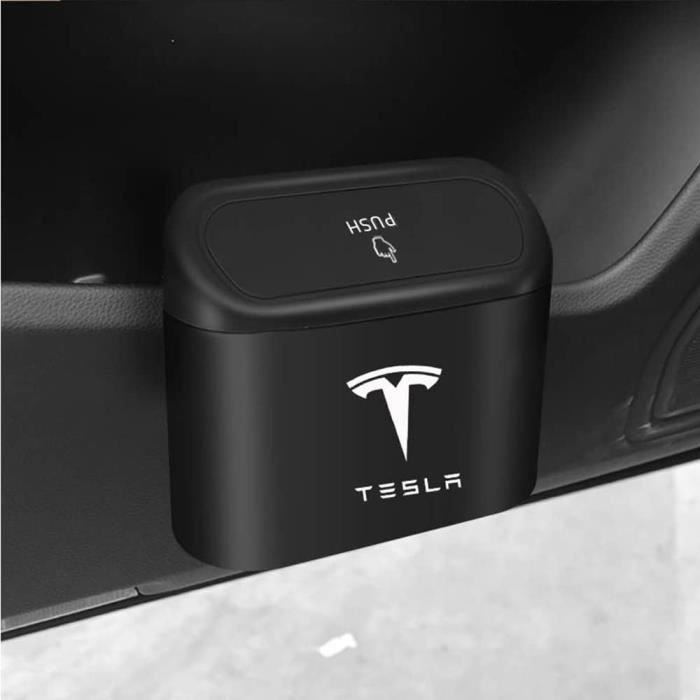 Porte-poubelle de voiture, sac de stockage des ordures, à absorption  magnétique, siège arrière, poubelle pour Tesla modèle 3/Y - AliExpress