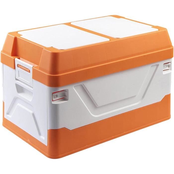 Boîte De Rangement Plastique Auer 60x40x12 Cm – Idéale Camping, Stockage, événements