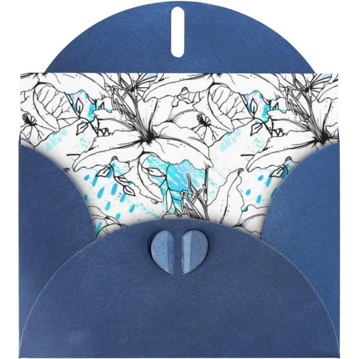 Ensemble de 8 cartes de notes vierges avec enveloppes, cadeau