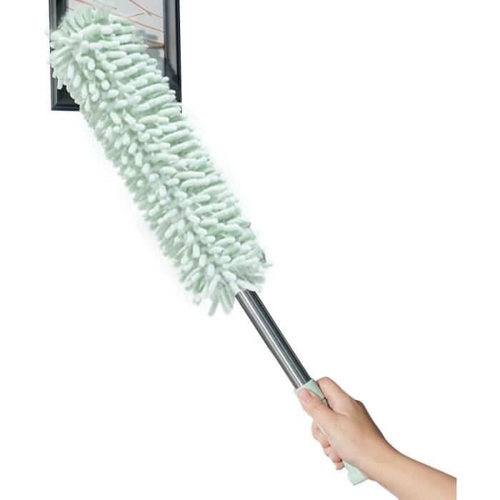 Plumeau - Télescopique Microfibre Balai À Poussière Nettoyage Facile