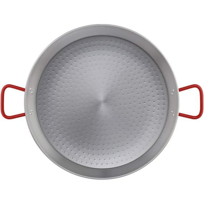 Plat à Paella acier 70cm Garcima pour 30 personnes