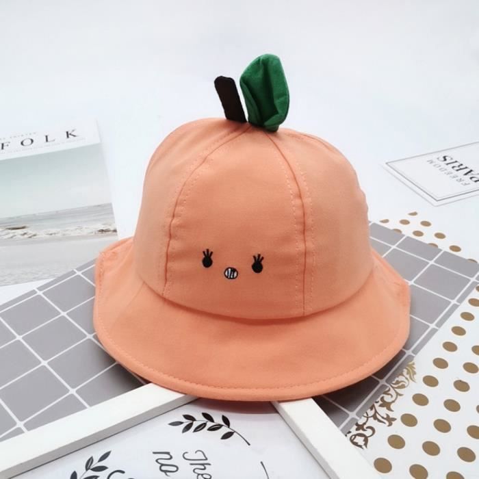 Chapeau Bob Bebe Garcons Filles Ete Dessin Anime Lapin Chapeau De Protection Solaire Chapeau De Protection Solaire Orange Cdiscount Pret A Porter