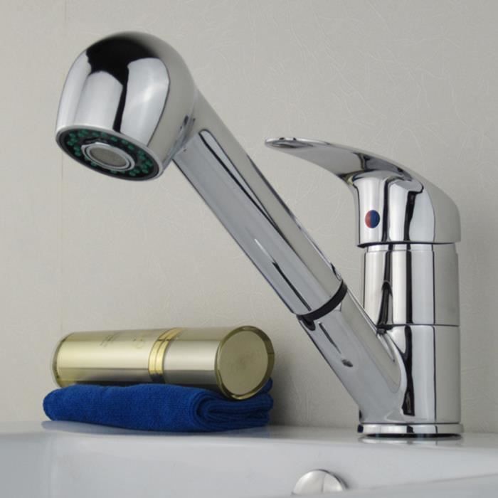 Mitigeur Robinet Cuisine 17 Cm De Hauteur Pour Evier En Laiton