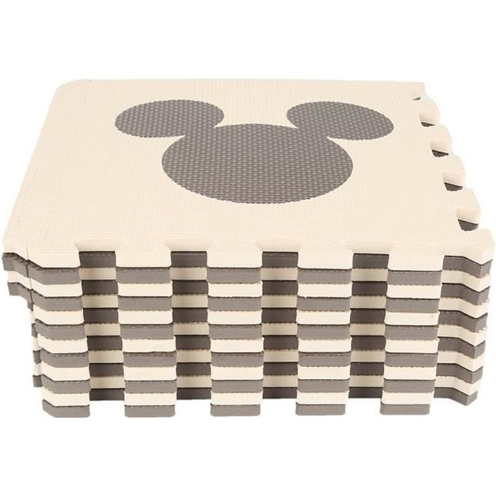 12pcs Puzzle Coussin Eva Mousse Tapis De Sol Pour Bebe Mickey Mouse Cdiscount Maison