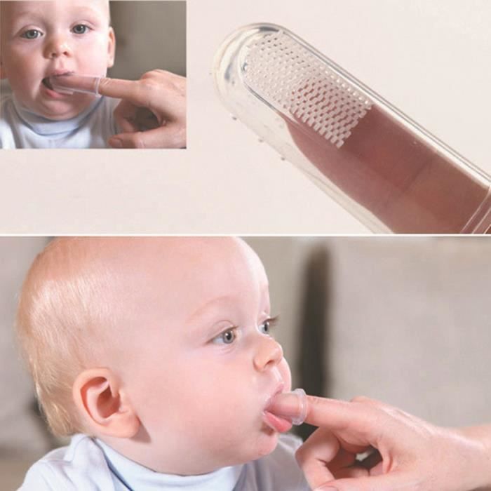 Doigtier Souple En Silicone Brosse A Dents Pour Bebes Brosse D Hygiene Soins Des Dents Nettoyage Dentaire Cdiscount Puericulture Eveil Bebe