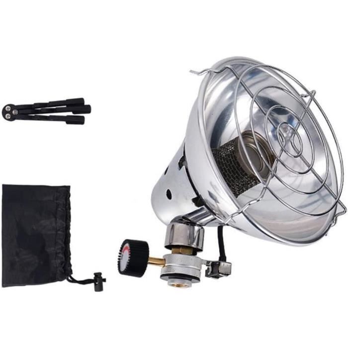 Chauffage De Camping à Gaz Portable - Butane, Allumage électronique, Consommation 60g/h - Pour Tente, Garage, Terrasse