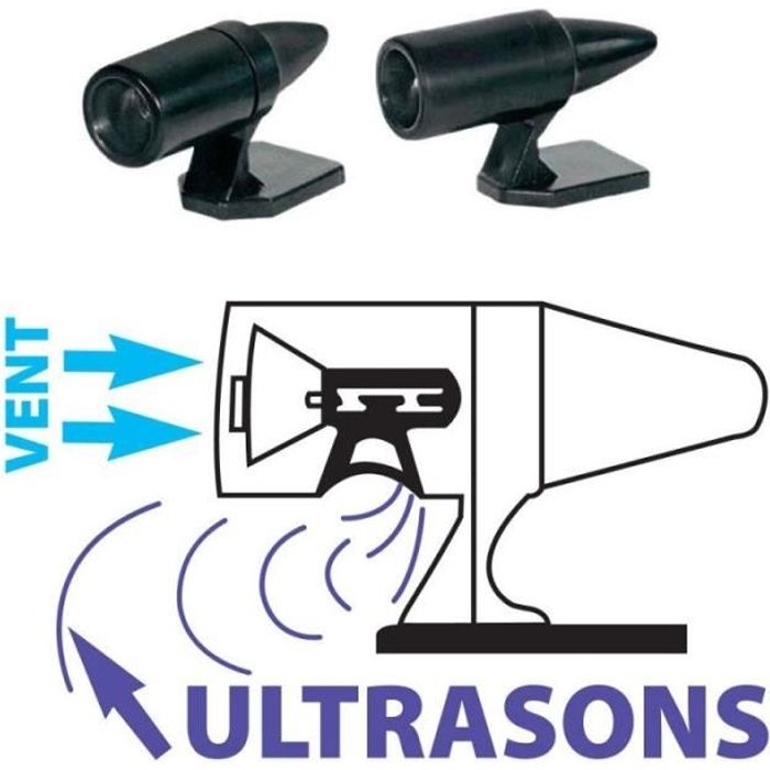 2 Sifflet Ultrasons Ultra Son Anti-Gibier Repousse Gibier pour Voiture 4x4  - 1388 - Cdiscount Auto