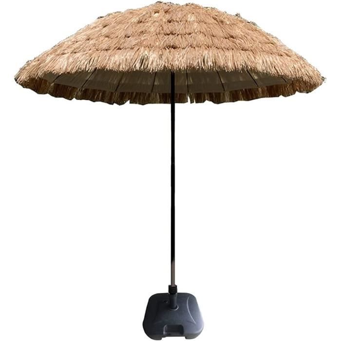 Grand Parasol De Plage Hula, Parasol Hawaïen Extérieur Imperméable De