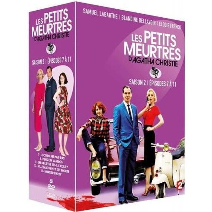Les Petits Meurtres Agatha Christie Saison 2 LES PETITS MEURTRES D AGATHA CHRISTIE DVD SAISON 2 EPISODES 7 A 11 en
