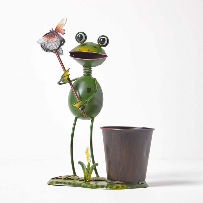 Yufana Grenouille Decoration Jardin, Figurine Grenouille
