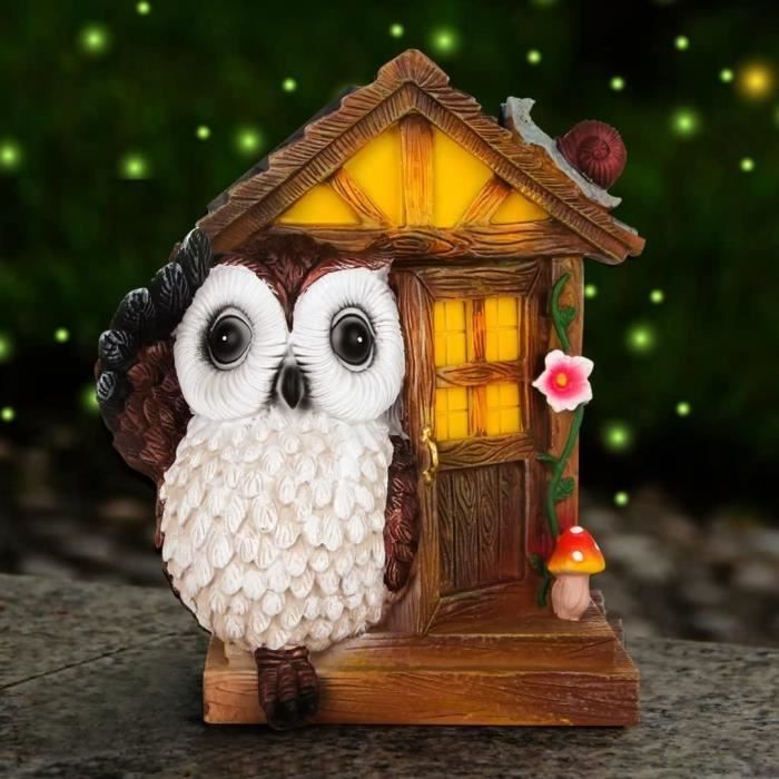 Statue Jardin Exterieur, Statue Animaux Pour Jardin Solaires En Plein