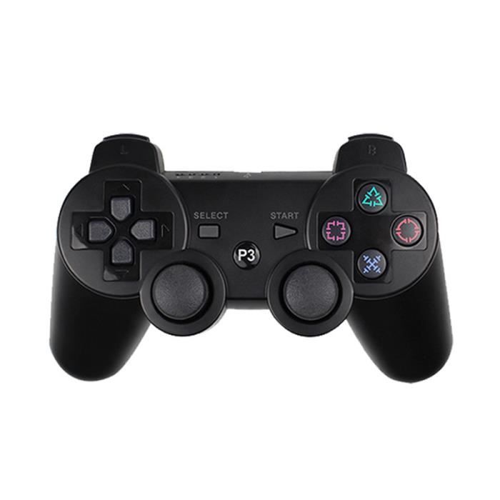 Noir -Manette sans fil Bluetooth pour PS3 manette Console Controle pour PC pour PS3 manette pour Playstation 3 Joypad accessoire