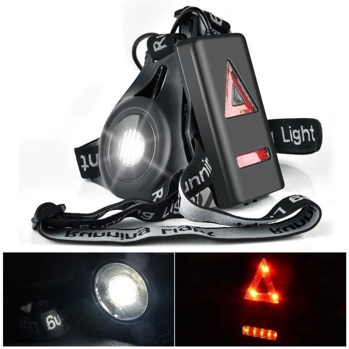 Eclairage Course, Eclairage Sport Lampe Running LED Rechargeable