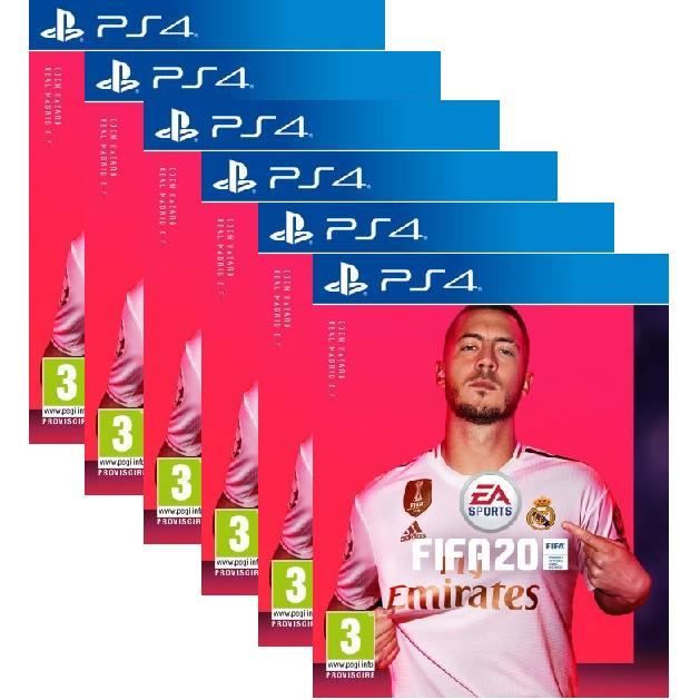 Jeu Playstation 4 Pack PS4 6 FIFA 20 PS4 Cdiscount Jeux vid o