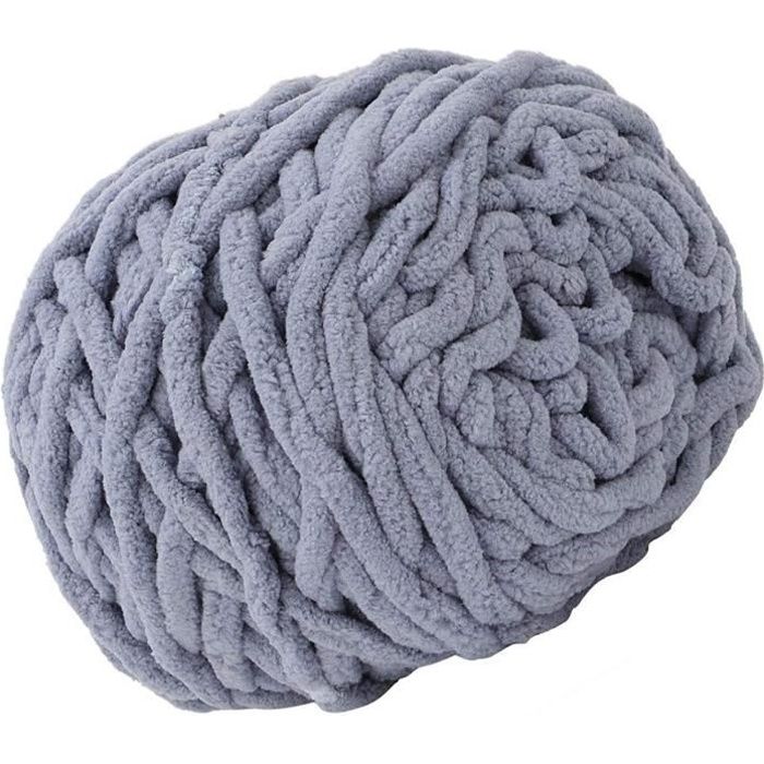 Lot de 22 pelotes de laine épaisse tissée à crochet pour tisser des  écharpes Gris clair,91 - Cdiscount Beaux-Arts et Loisirs créatifs