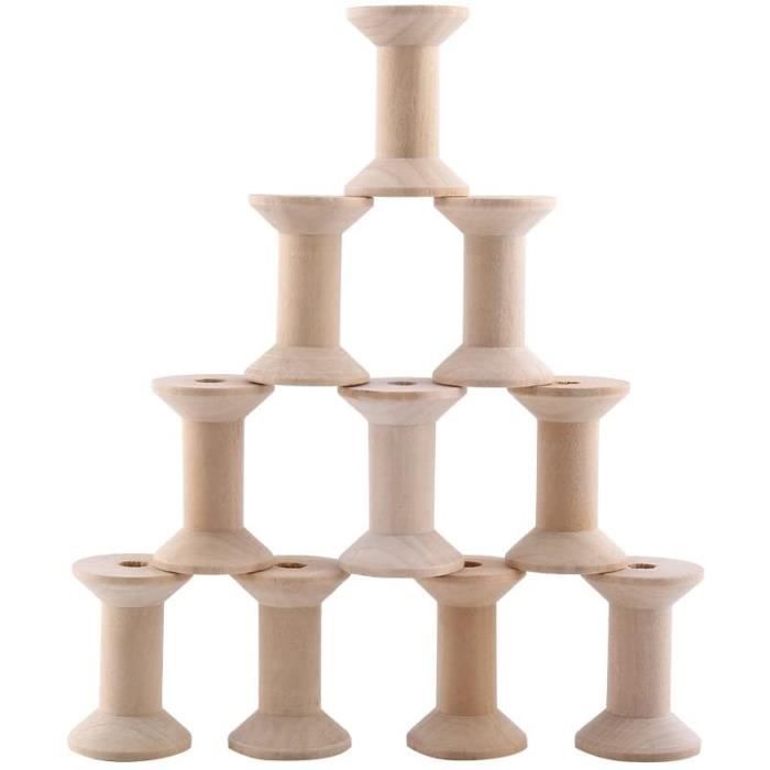 Vieilles Bobines En Bois De Fil, Vintage Photo Stock - Image Du Fibre