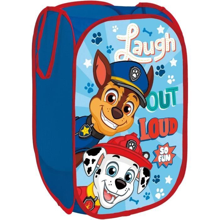 PAT'PATROUILLE - Panier à linge - Sac à linge 36x36x58cm