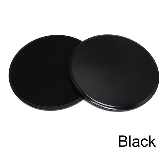 Disques Coulissants Bala Noir 7" Pour Fitness Et Gym - Neufs Avec étiquettes Et Sac Mesh