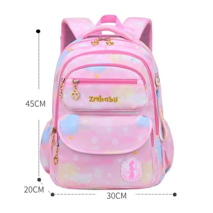 Girls pink school bag sales
