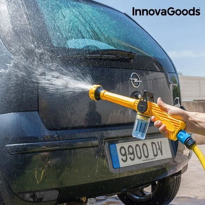 Canon à mousse pour nettoyeur haute pression – Pistolet à mousse de lavage  de voiture avec savon de lavage de voiture – Accessoires de nettoyeur haute